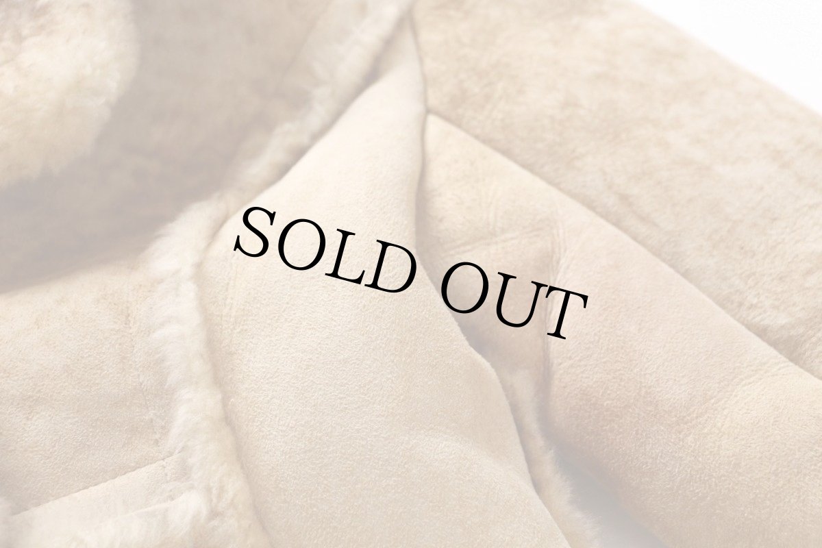 画像8: 70s USA製 COOPERクーパー リアル ムートンコート ベージュ 10 (8)