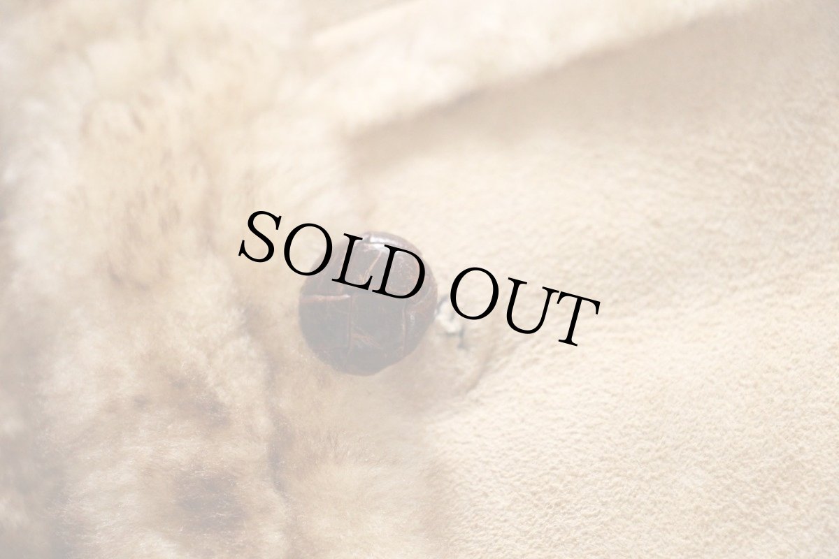 画像6: 70s USA製 COOPERクーパー リアル ムートンコート ベージュ 10 (6)