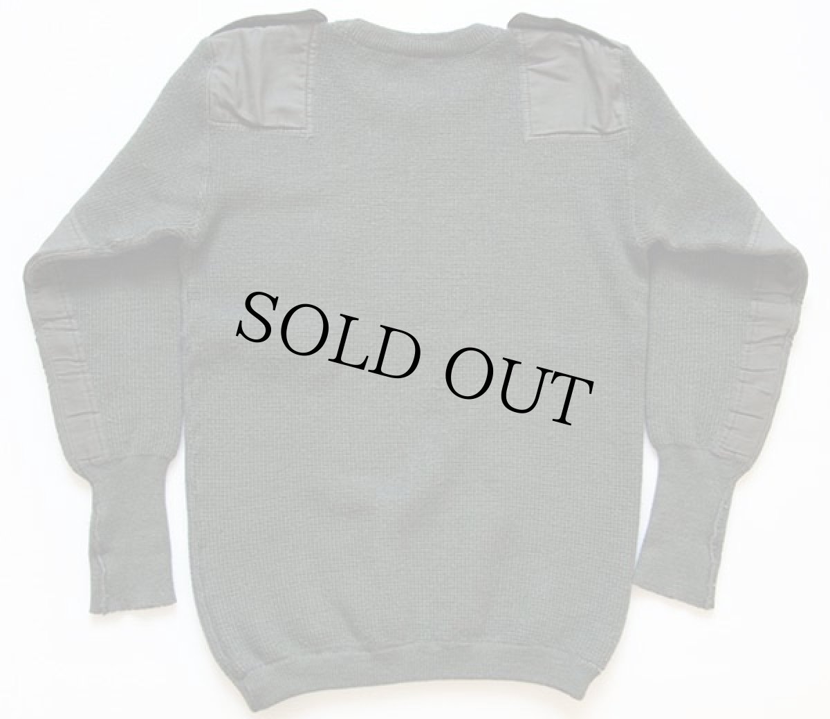 画像2: ドイツ軍 ウールニット コマンドセーター オリーブ 52 (2)