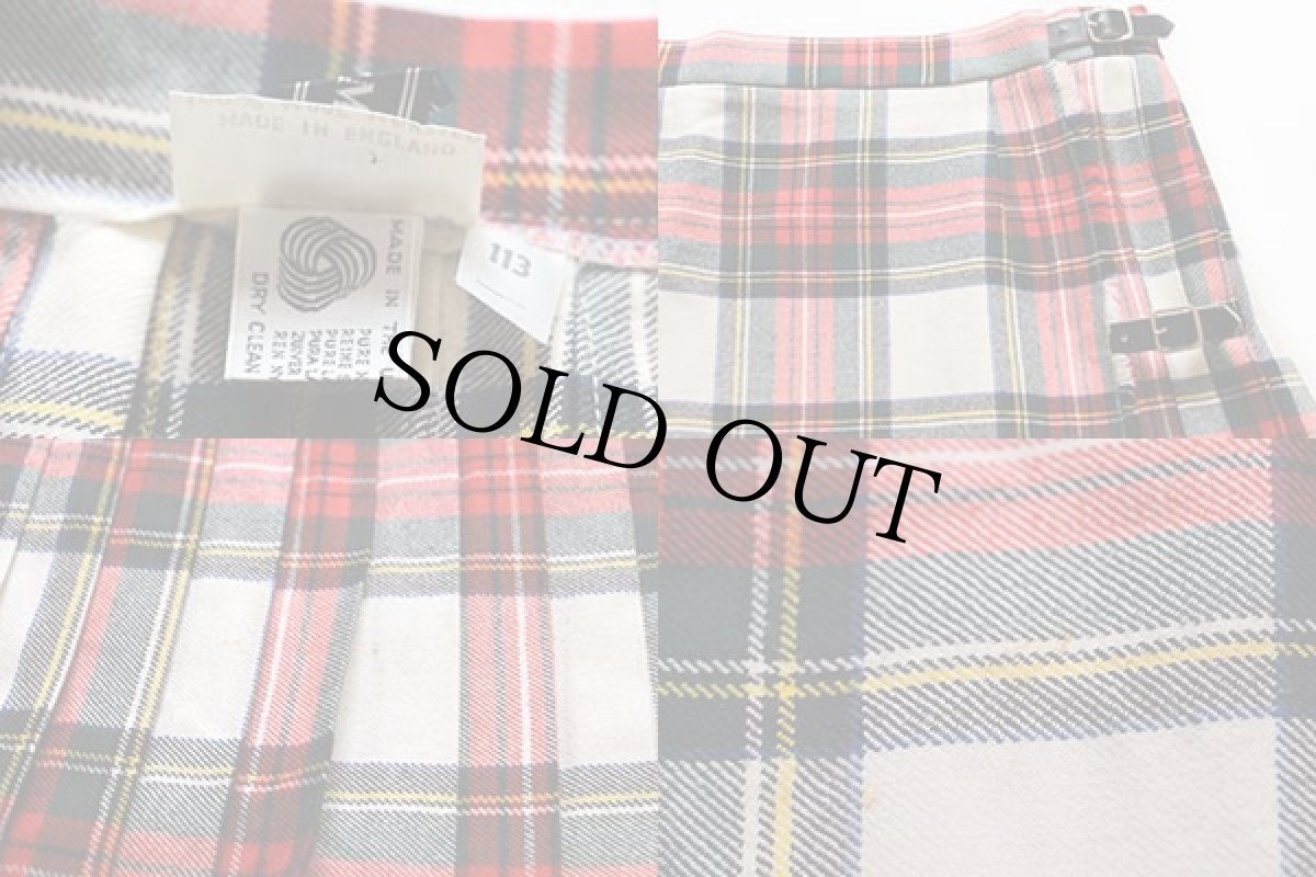 画像3: 英国製 Preswick&Moore タータンチェック ウール キルトスカート 12 (3)