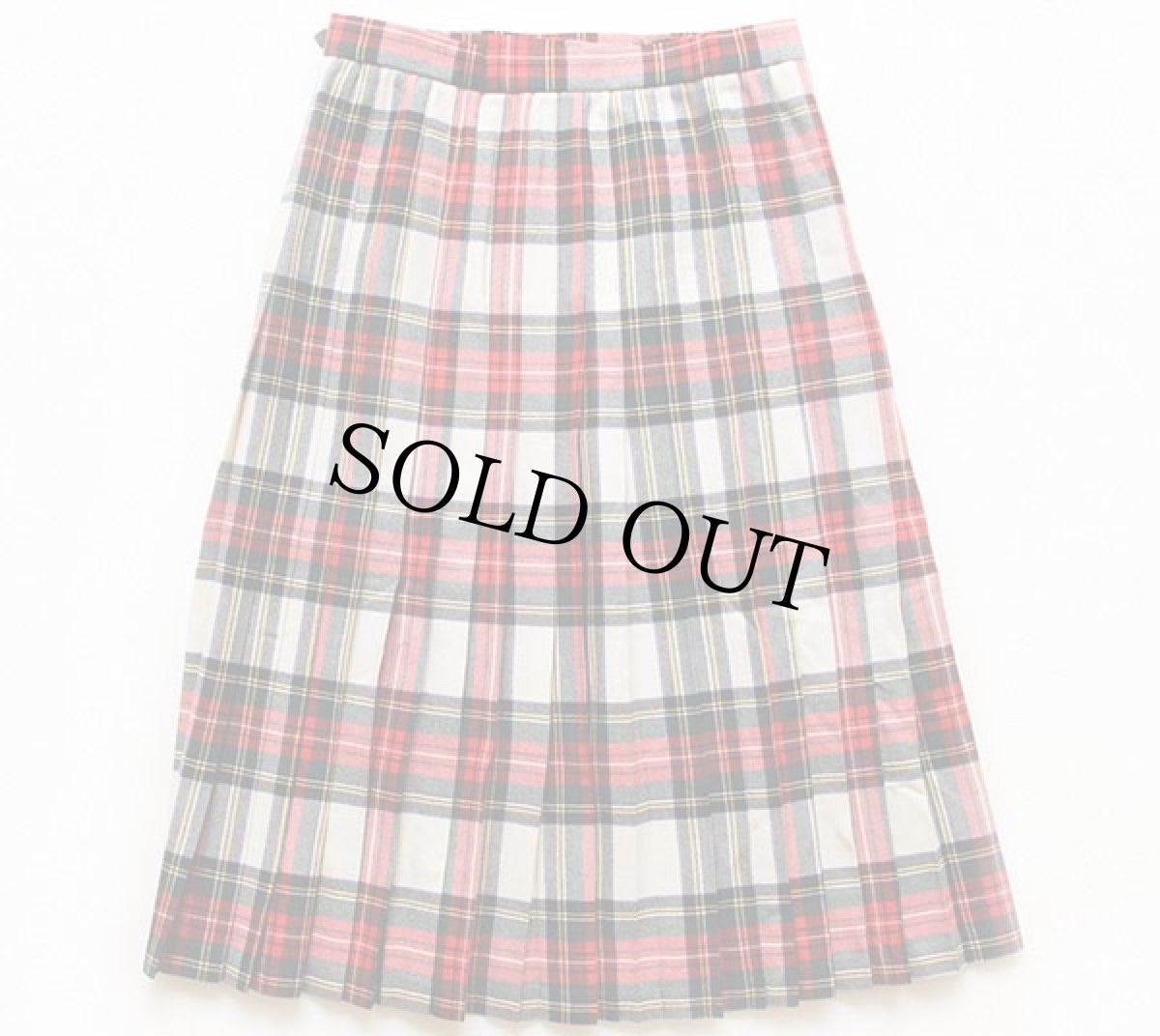 画像2: 英国製 Preswick&Moore タータンチェック ウール キルトスカート 12 (2)