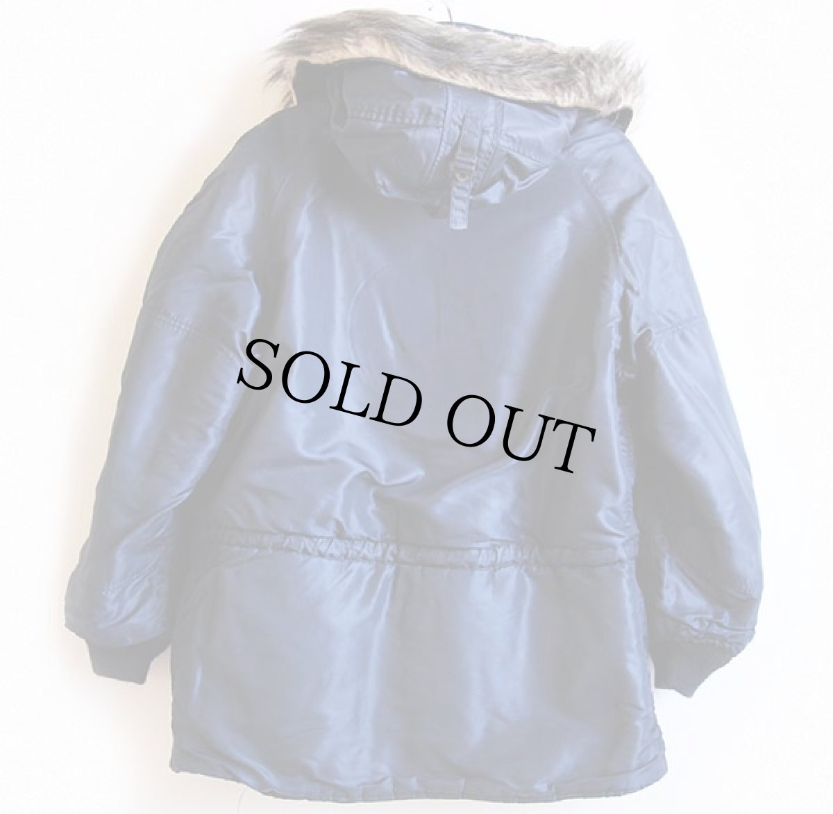 画像2: 50s 米軍 USAF N-3A フライトジャケット エアフォースブルー M (2)