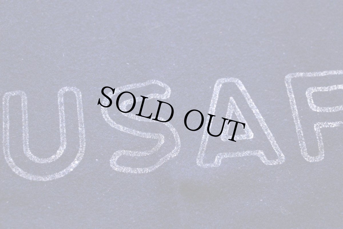 画像2: 50s 米軍 USAF ウール ブランケット 紺 (2)