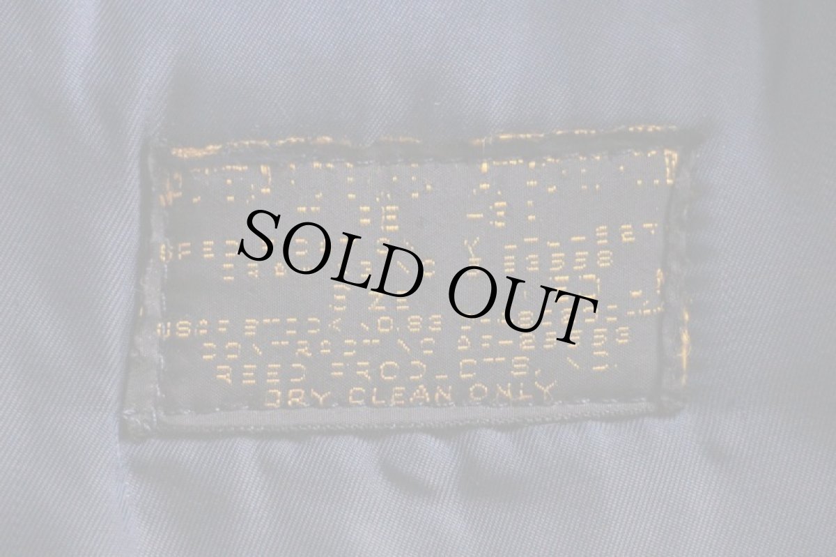 画像4: 50s 米軍 USAF N-3A フライトジャケット エアフォースブルー M (4)