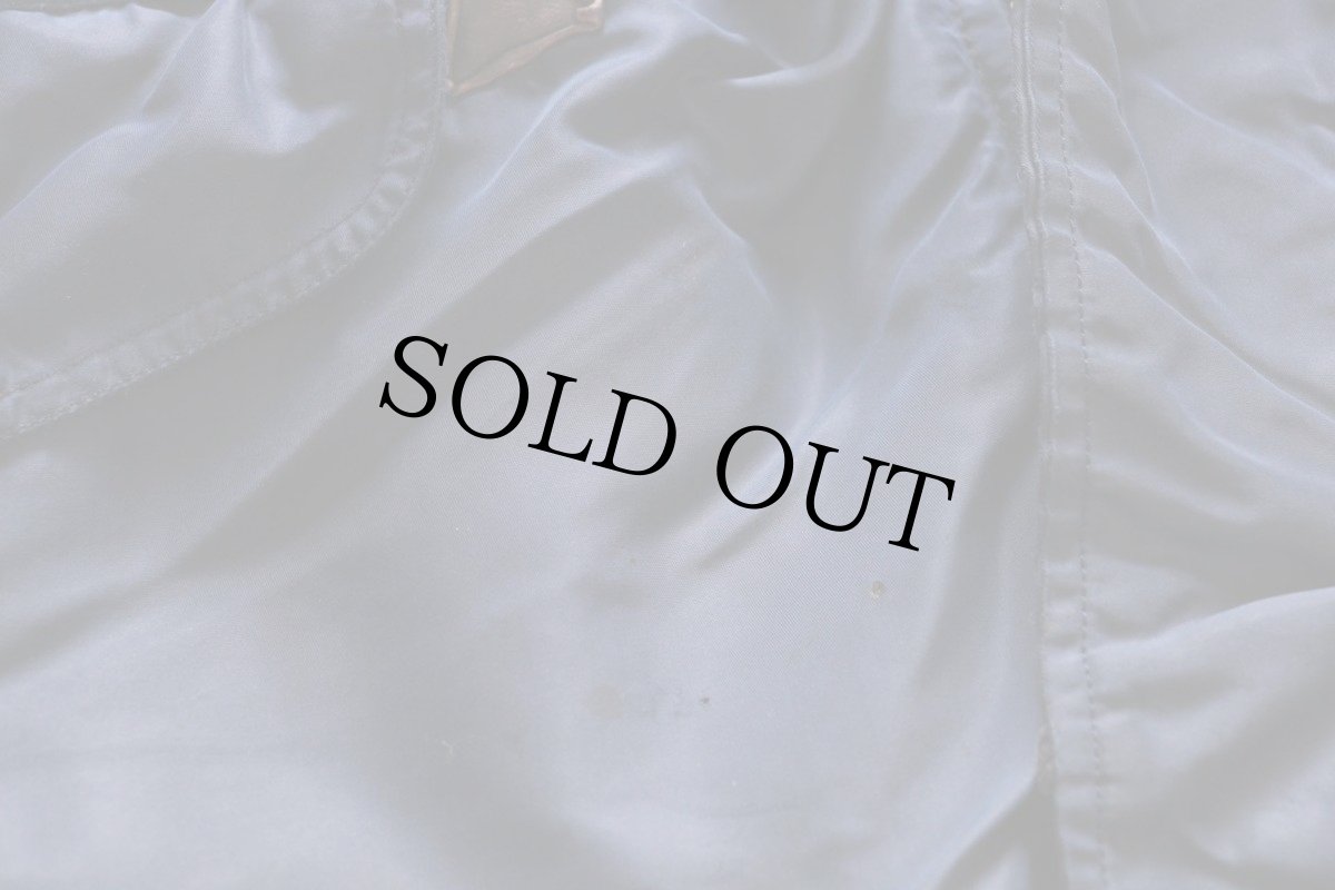 画像10: 50s 米軍 USAF N-3A フライトジャケット エアフォースブルー M (10)