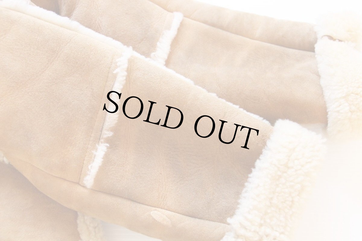 画像7: 70s California Leathers リアル ムートンジャケット L (7)