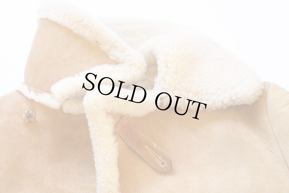 画像3: 70s California Leathers リアル ムートンジャケット L (3)