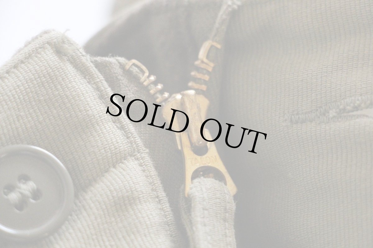 画像5: 40s 米軍 U.S.NAVY N-1 デッキパンツ オリーブドラブ M★オーバーオール (5)