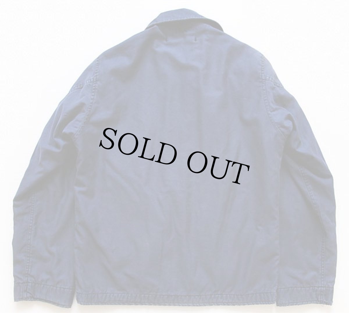 画像2: 60s 米軍 U.S.NAVY ユーティリティジャケット ナス紺 36R (2)