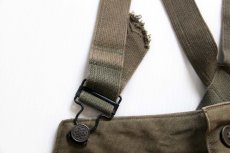 画像6: 40s 米軍 U.S.NAVY N-1 デッキパンツ オリーブドラブ M★オーバーオール (6)