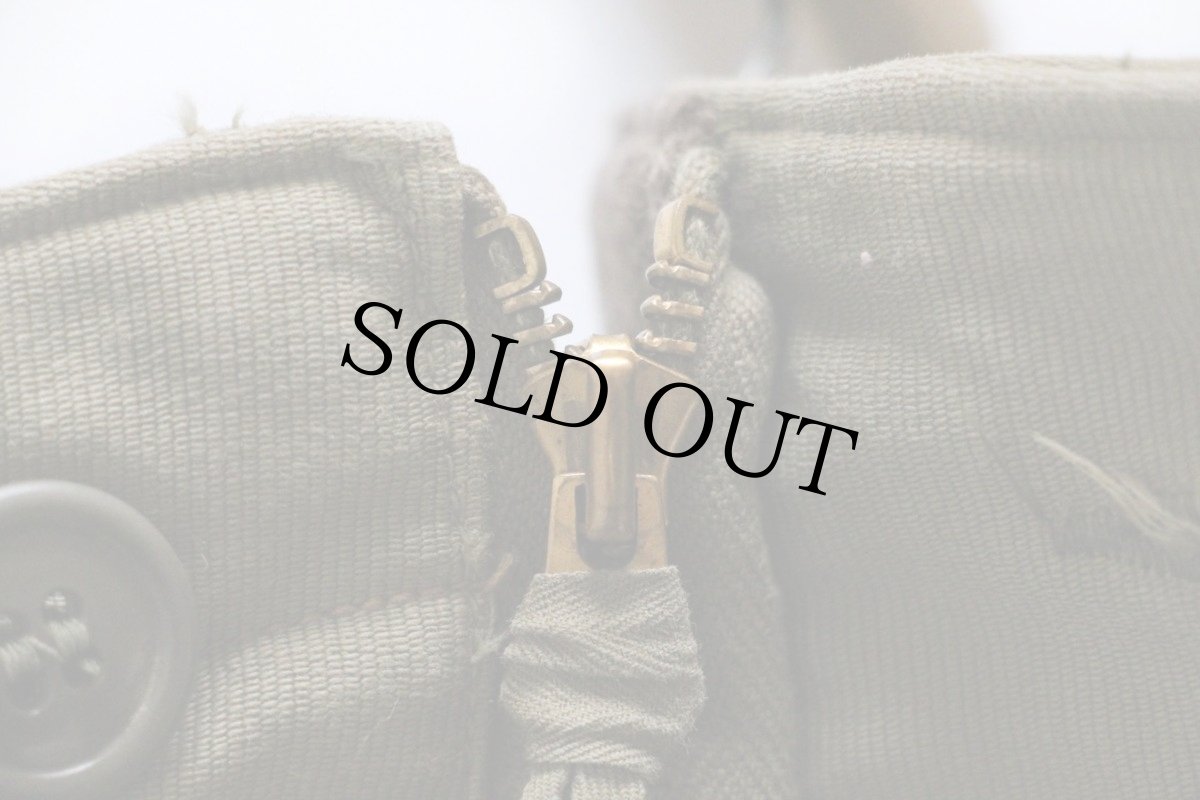 画像5: 40s 米軍 U.S.NAVY N-1 デッキパンツ オリーブドラブ M★オーバーオール (5)