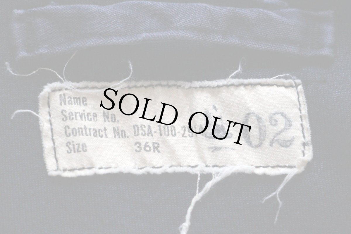 画像4: 60s 米軍 U.S.NAVY ユーティリティジャケット ナス紺 36R (4)