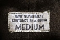 画像5: 40s 米軍 U.S.NAVY N-1 ステンシル デッキパンツ オリーブドラブ M★オーバーオール (5)