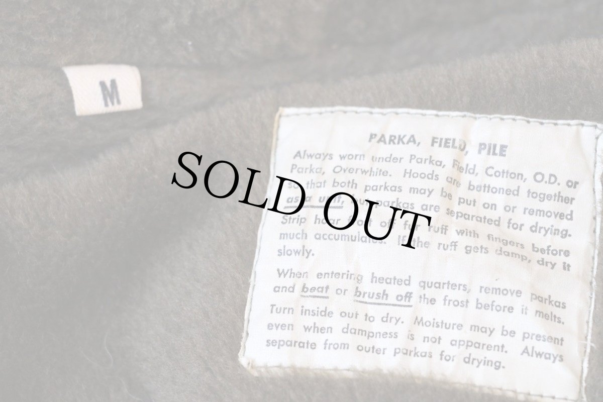 画像4: 40s 米軍 U.S.ARMY M-43 フィールドパーカー ウールパイルライナー リアルファー M (4)
