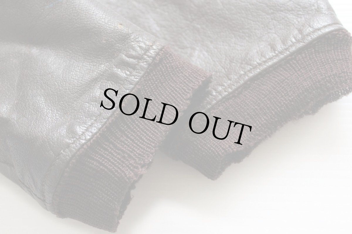 画像10: 60s 米軍 U.S.NAVY G-1 フライト レザージャケット 44 (10)