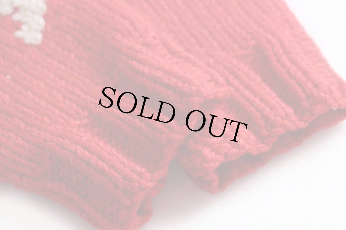 画像6: 60s カウボーイ柄  ウール カウチンセーター (6)