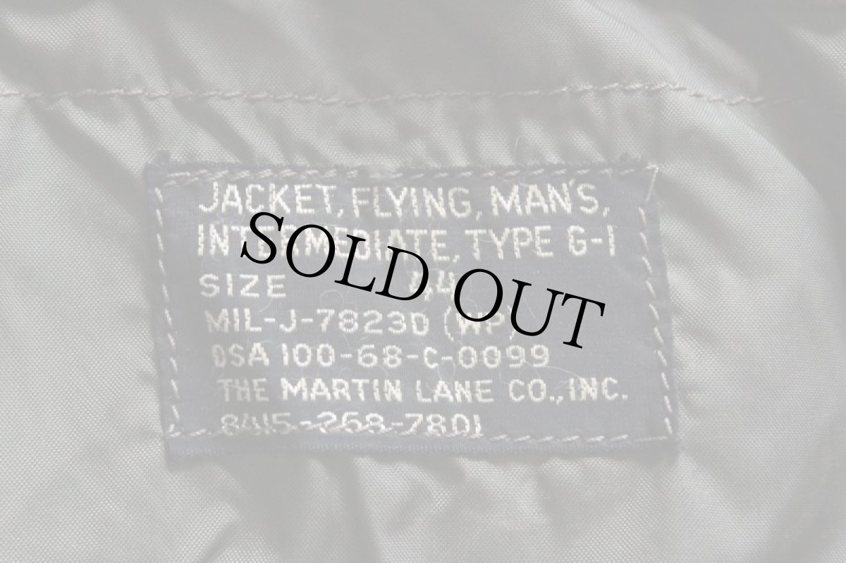 画像3: 60s 米軍 U.S.NAVY G-1 フライト レザージャケット 44 (3)