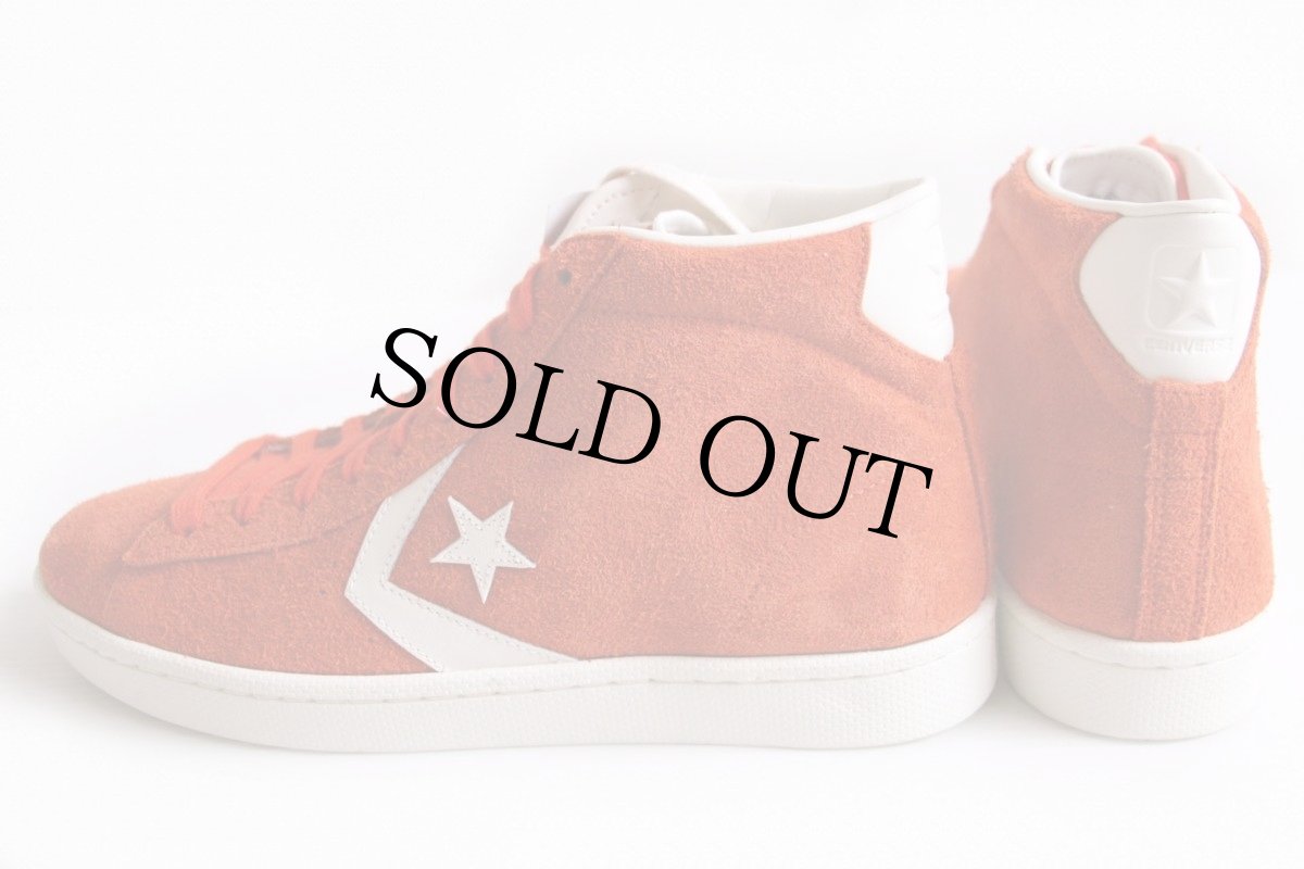 画像2: 未使用★CONVERSEコンバース PRO LEATHERプロレザー 76 MID スエード FIRE 10 (2)