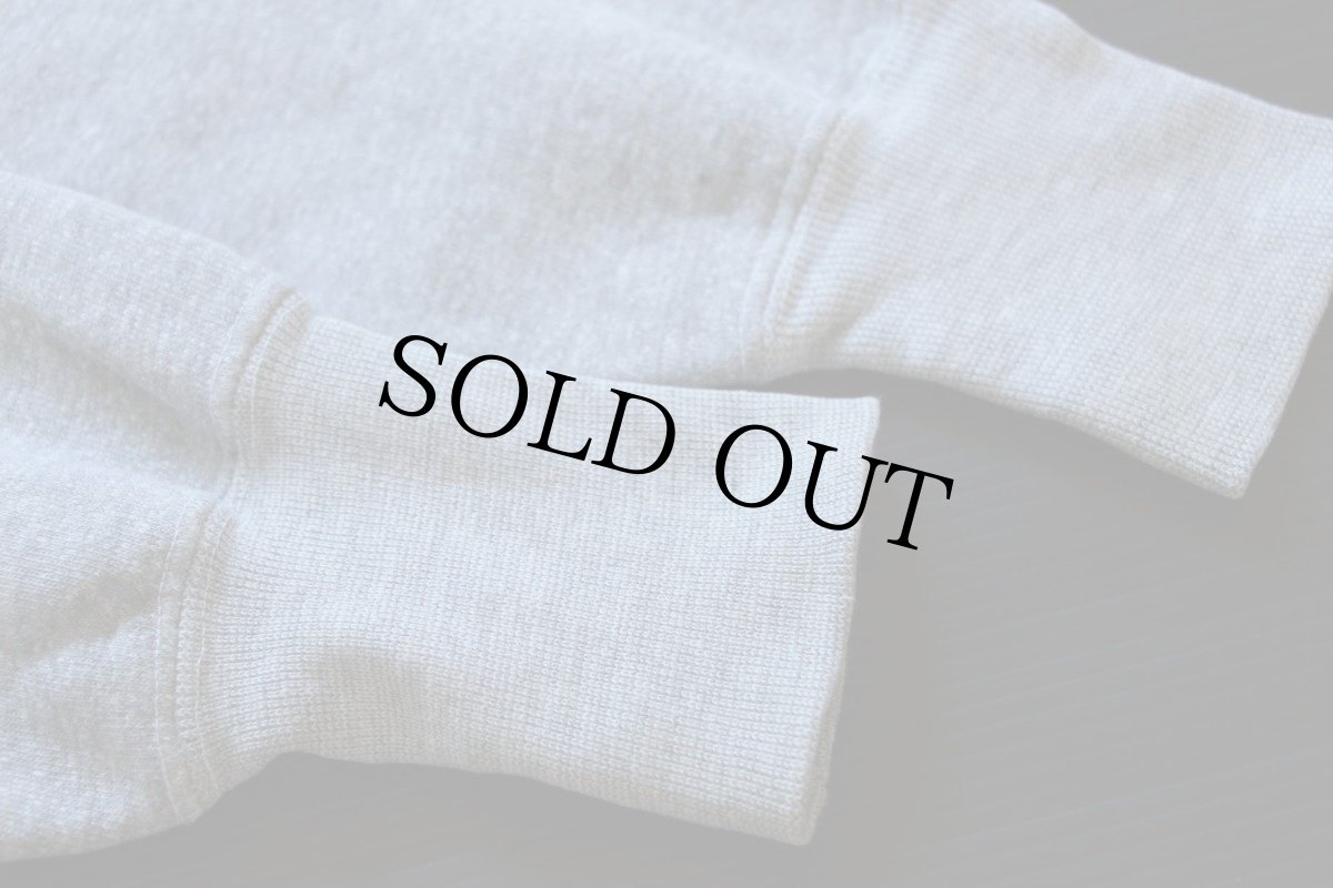 画像10: 70s USA製 Championチャンピオン 単色タグ USMA 染み込みプリント 前V リバースウィーブ スウェット 杢グレー S★U.S.ARMY (10)