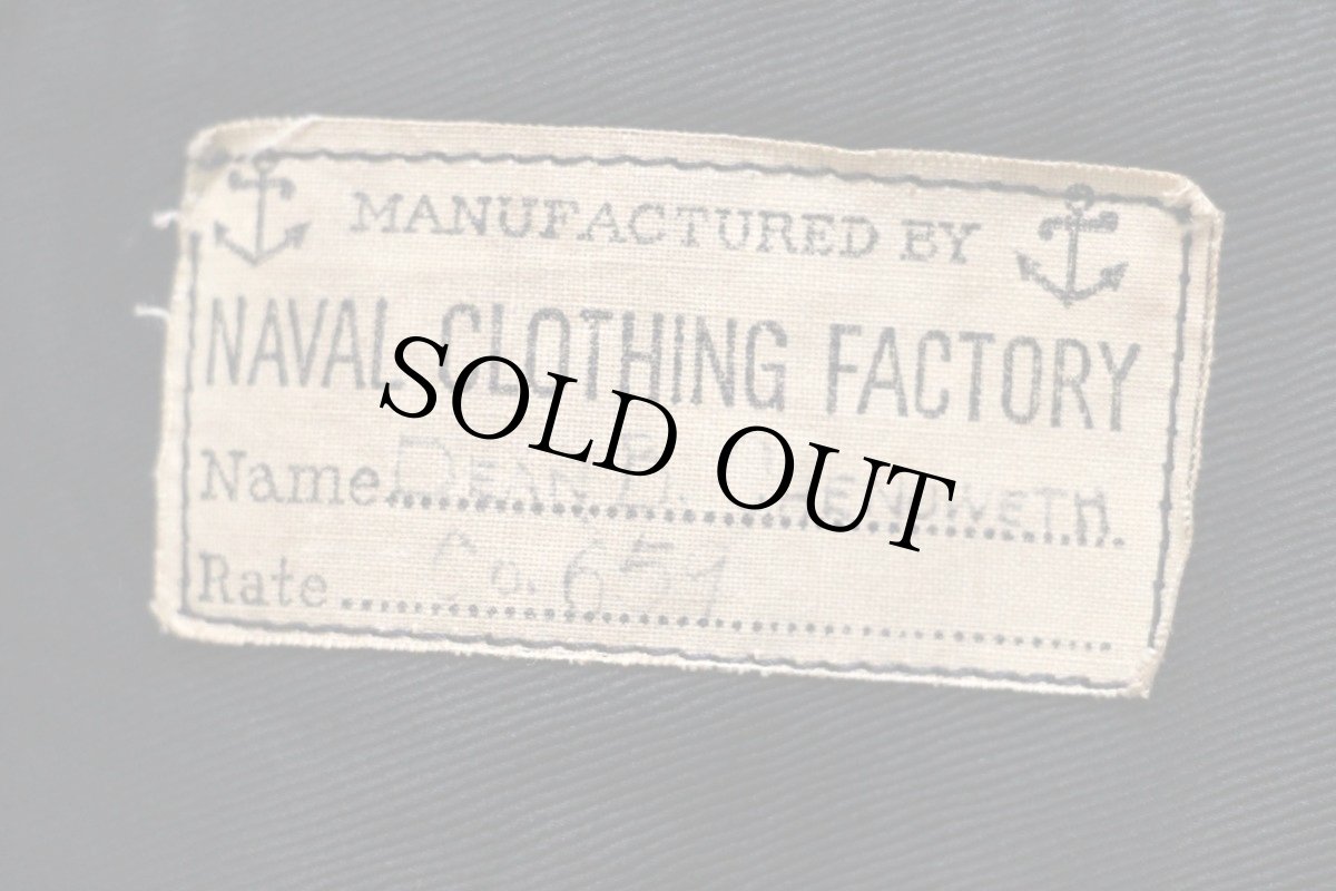 画像5: 40s 米軍 U.S.NAVY NAVAL 10ボタン ウール ピーコート (5)