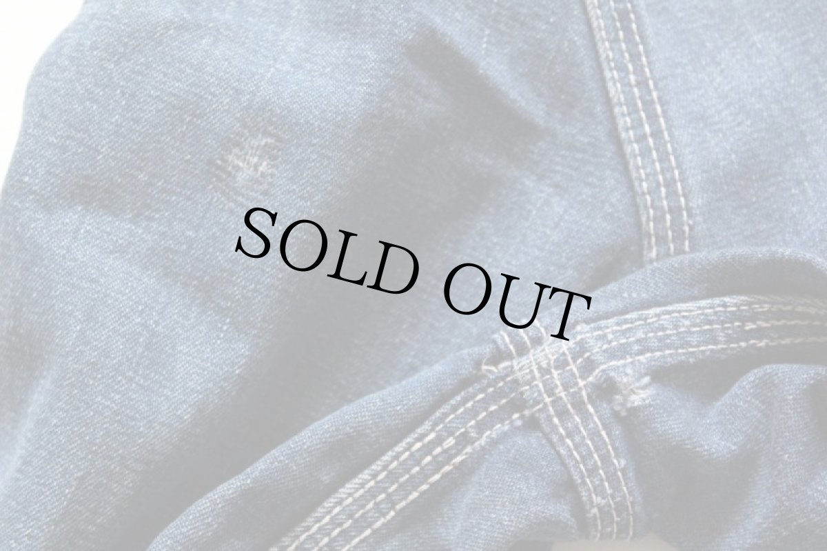 画像6: 60s USA製 Leeリー 91-B JELT DENIMジェルトデニム ワークジャケット 42 (6)