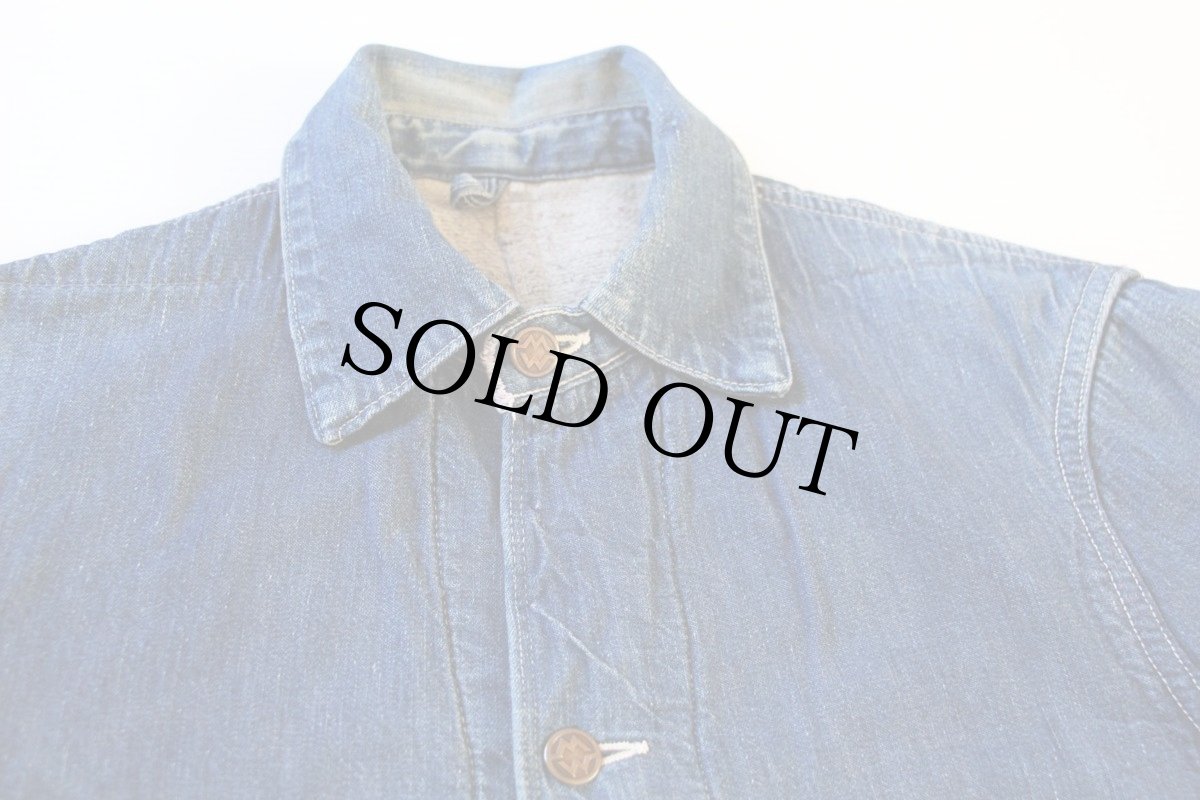 画像4: 40s MONTGOMERY WARD ブランケットライナー デニムカバーオール (4)