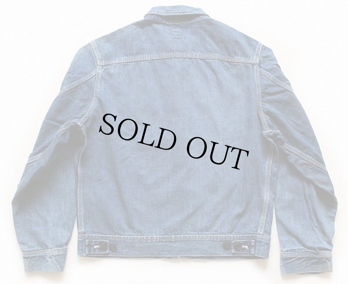 画像2: 60s USA製 Leeリー 91-B JELT DENIMジェルトデニム ワークジャケット 42 (2)