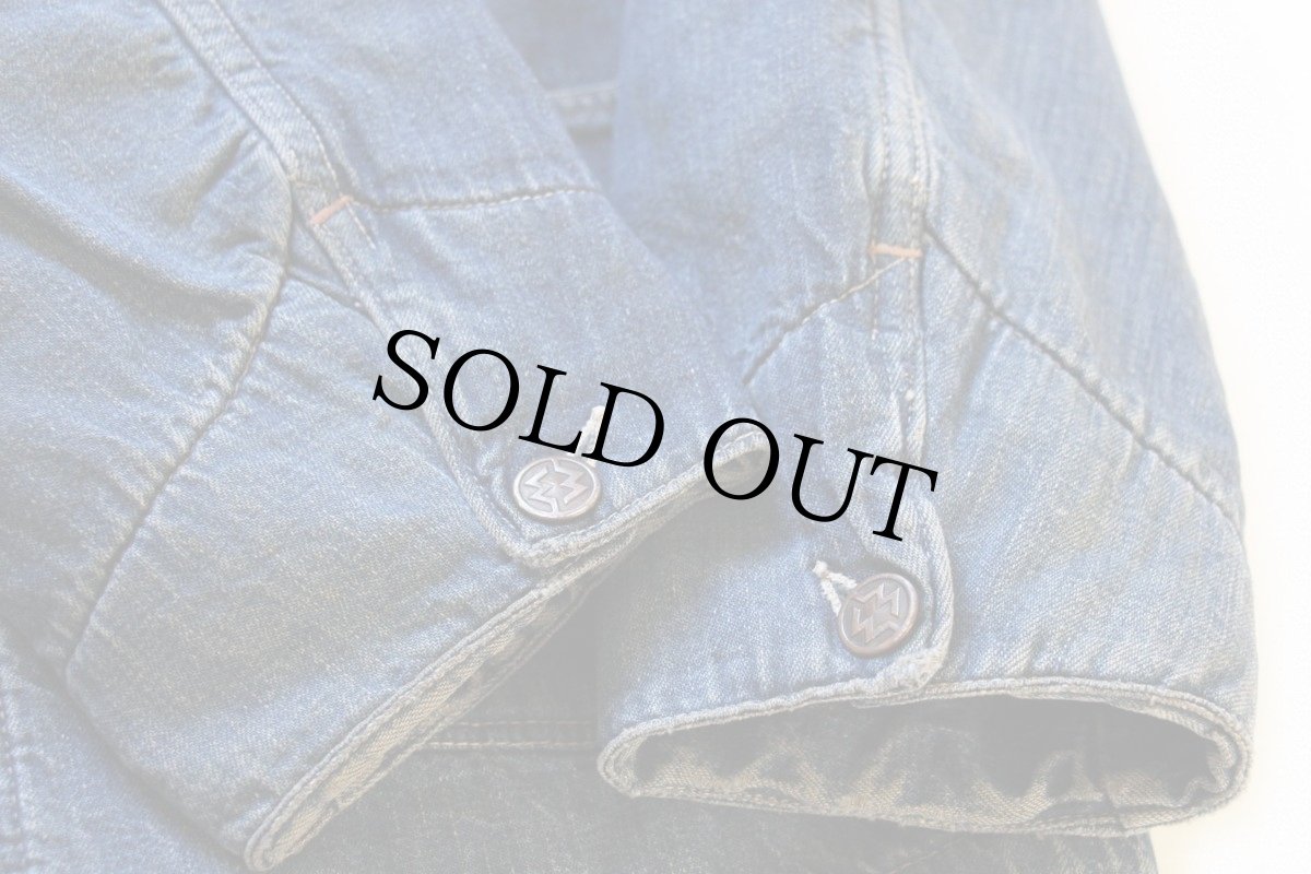 画像9: 40s MONTGOMERY WARD ブランケットライナー デニムカバーオール (9)