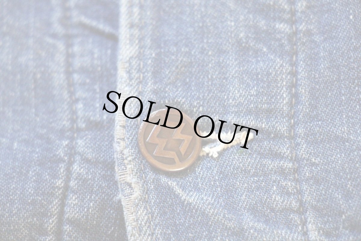 画像6: 40s MONTGOMERY WARD ブランケットライナー デニムカバーオール (6)