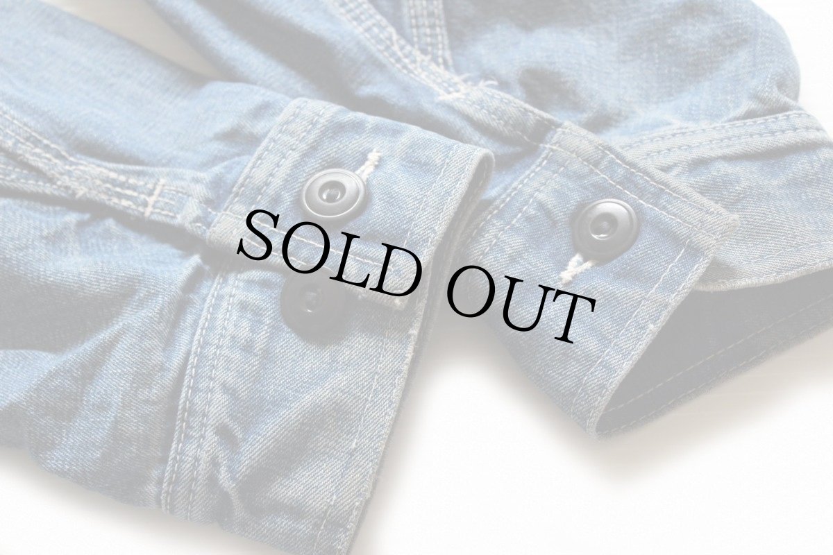 画像8: 60s USA製 Leeリー 91-B JELT DENIMジェルトデニム ワークジャケット 42 (8)