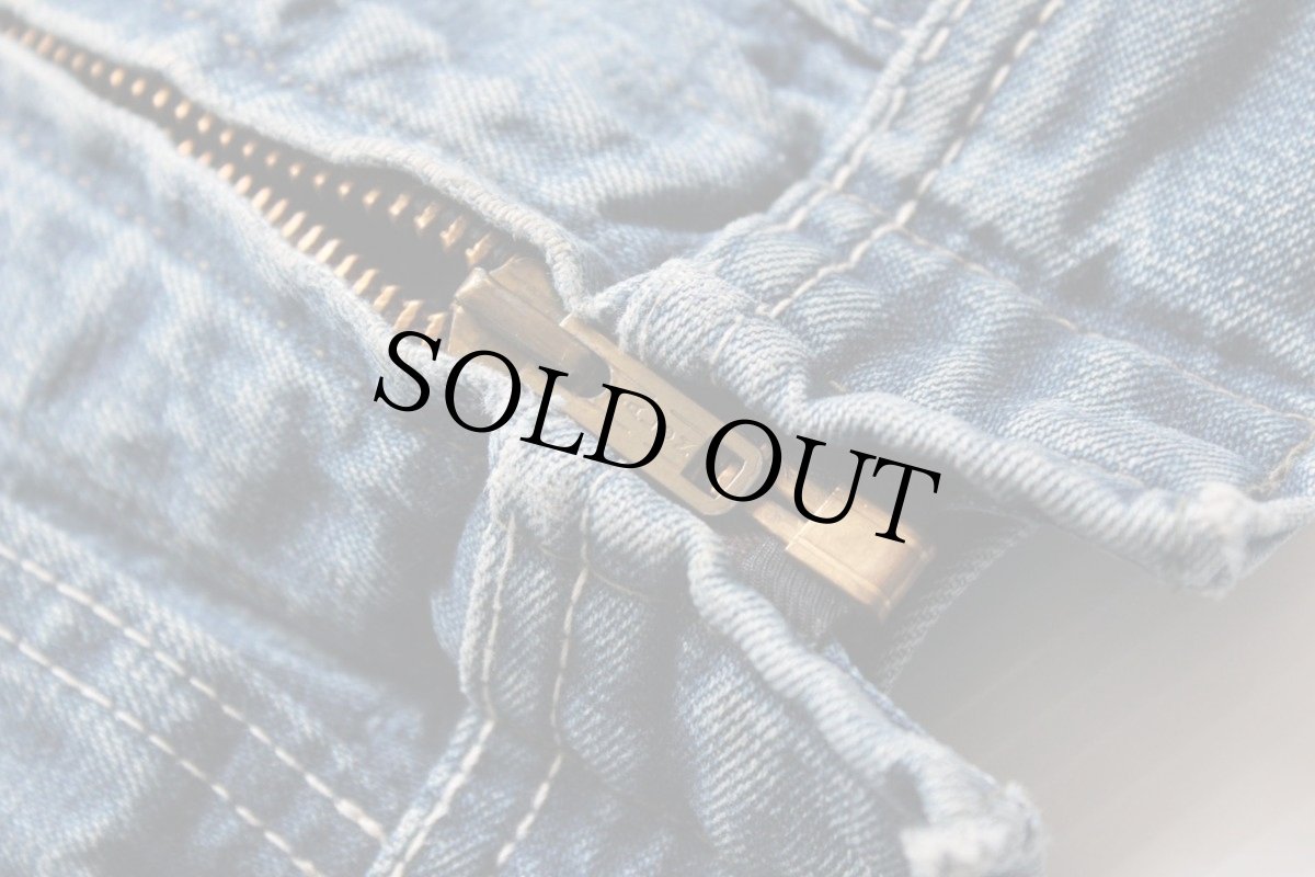 画像5: 60s USA製 Leeリー 91-B JELT DENIMジェルトデニム ワークジャケット 42 (5)