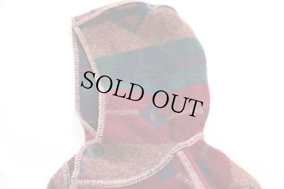 画像7: Woolrichウールリッチ ネイティブ柄 リバーシブル ロング ウール ブランケット コート W-S (7)