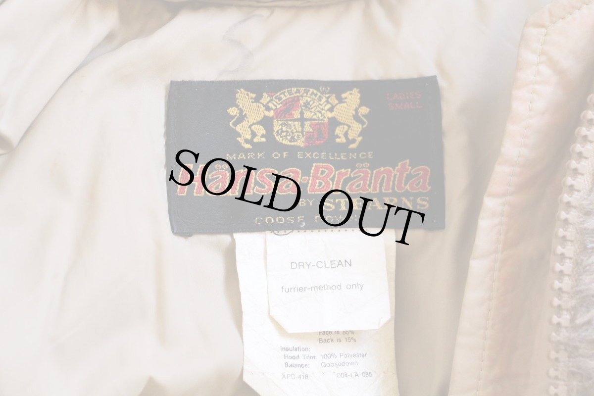 画像4: 70s USA製 Hansa-Branta by STEARNS チロリアンテープ エスキモー フェイクファー ダウンコート L-S (4)