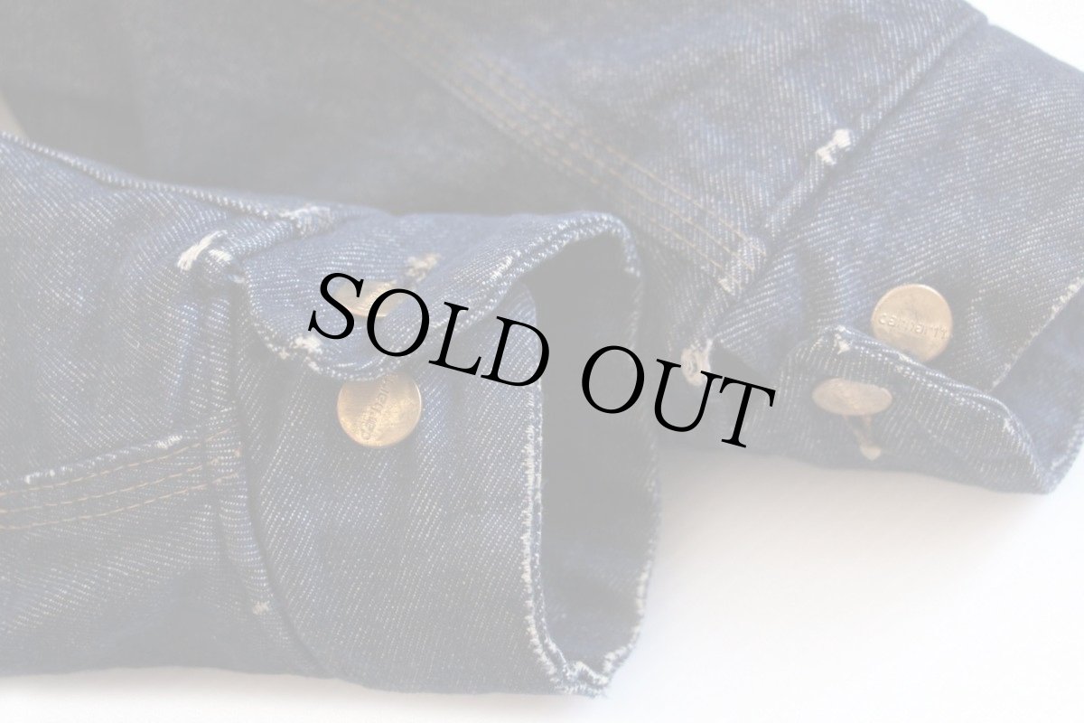 画像8: 70s carharttカーハート ボアライナー デニムジャケット 40 (8)