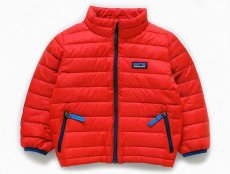 画像1: patagoniaパタゴニア ベビー ダウンセーター フレンチレッド キッズ2T★ダウンジャケット (1)