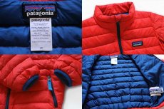 画像3: patagoniaパタゴニア ベビー ダウンセーター フレンチレッド キッズ2T★ダウンジャケット (3)