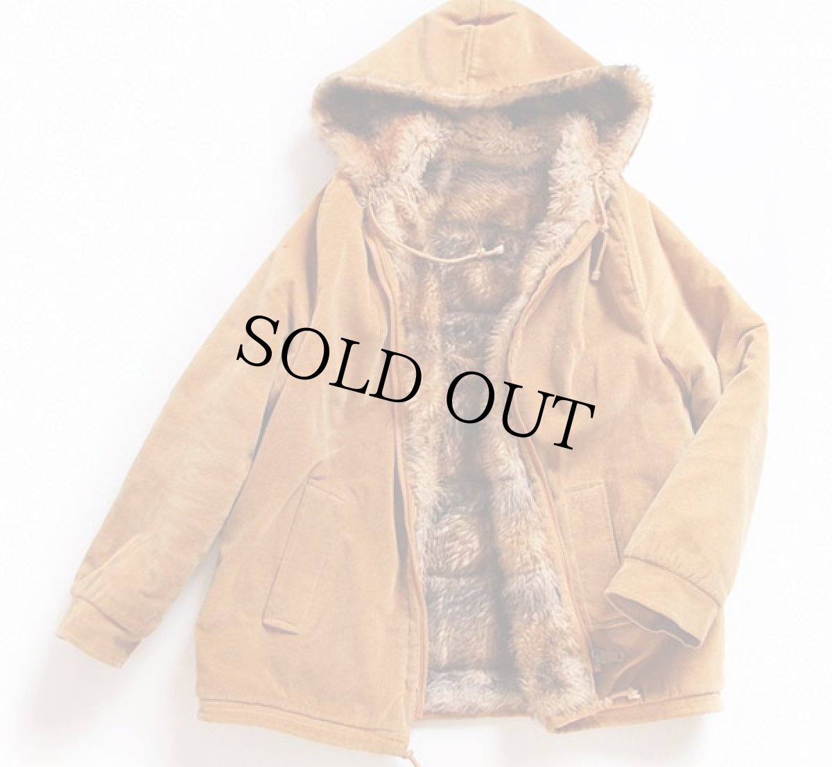 画像3: 70s UNKNOWN リバーシブル ベロア×フェイクファー パーカー★ジャケット (3)