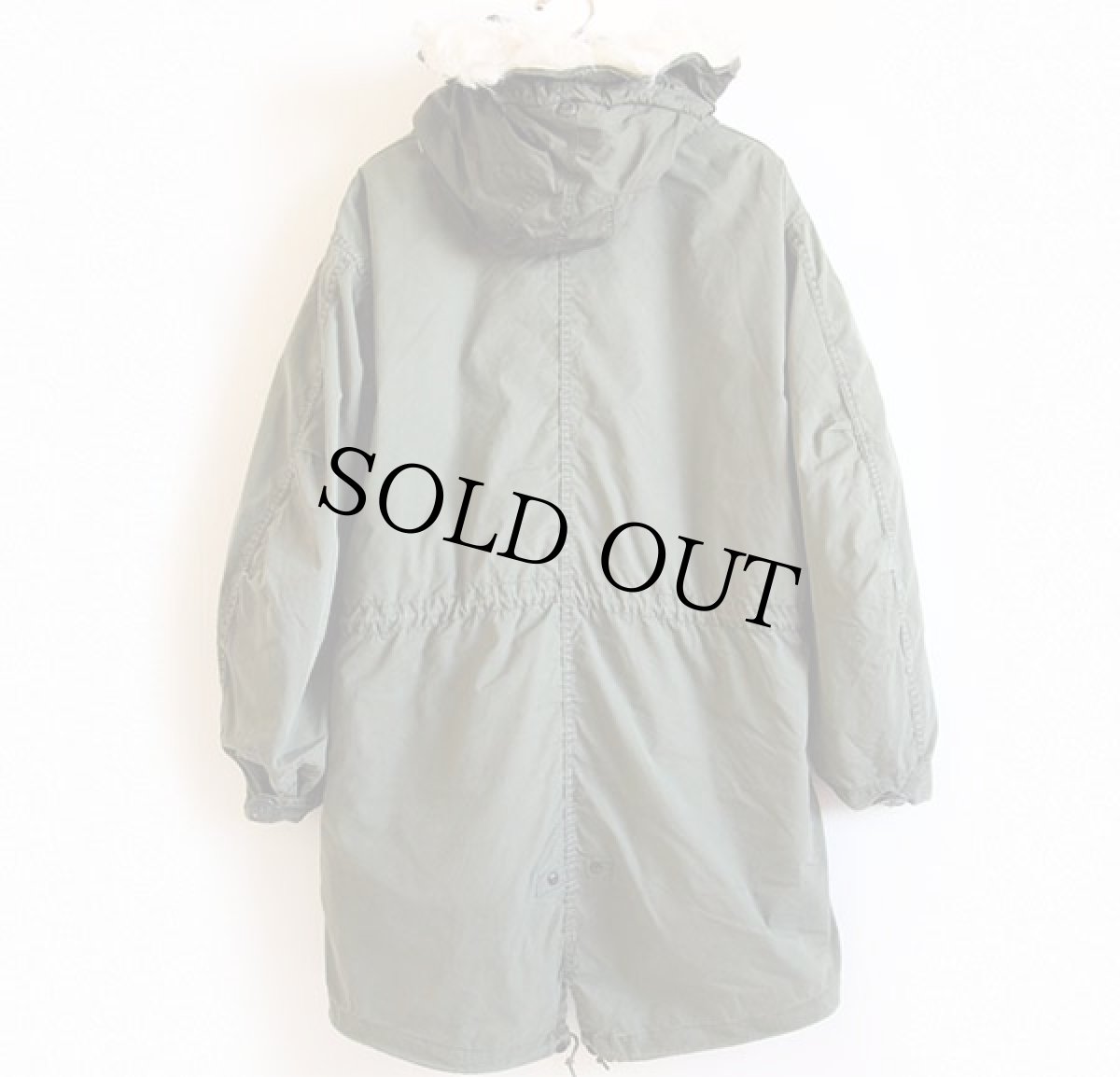 画像2: 70s 米軍 U.S.ARMY キルティングライナー&フード付き M-65 パーカー M★モッズコート フルセット (2)