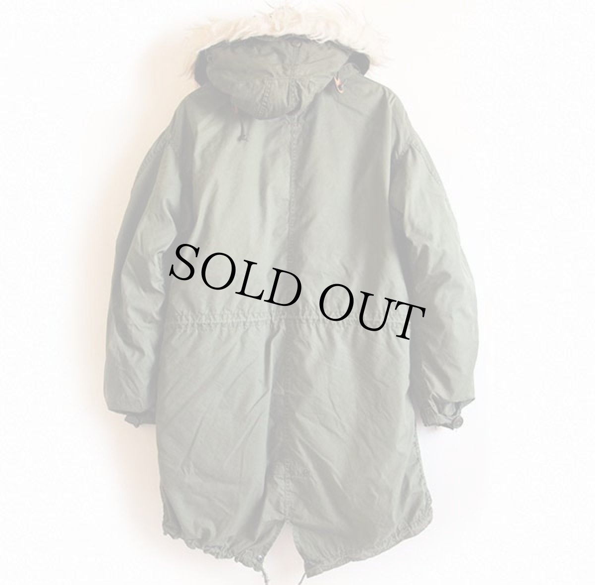 画像2: 70s 米軍 U.S.ARMY キルティングライナー&フード付き M-65 パーカー S★モッズコート フルセット (2)