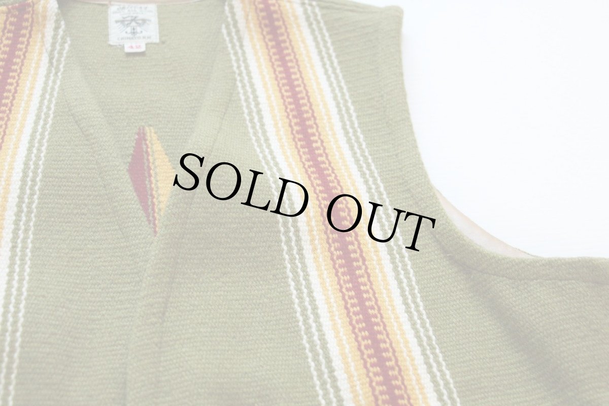 画像4: ORTEGA'Sオルテガ ネイティブ柄 チマヨ ラグ ベスト 42 (4)