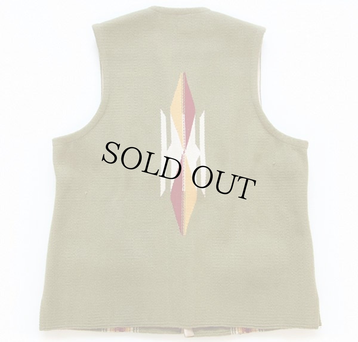 画像2: ORTEGA'Sオルテガ ネイティブ柄 チマヨ ラグ ベスト 42 (2)