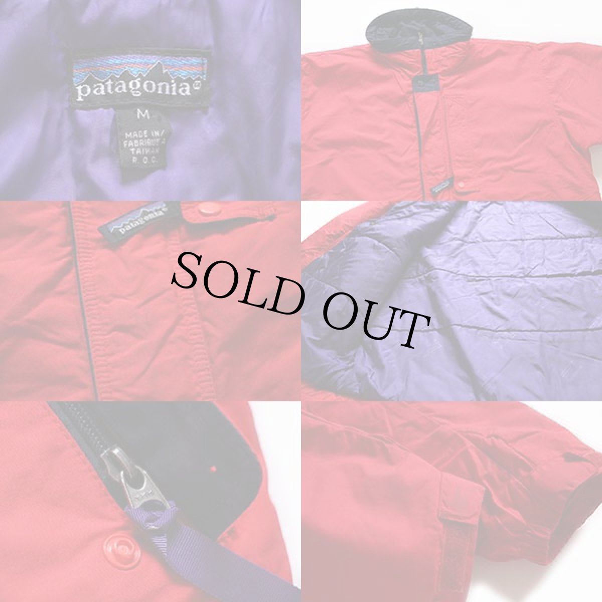 画像3: 90s patagoniaパタゴニア 中綿入り ナイロン マウンテンジャケット 赤 M (3)