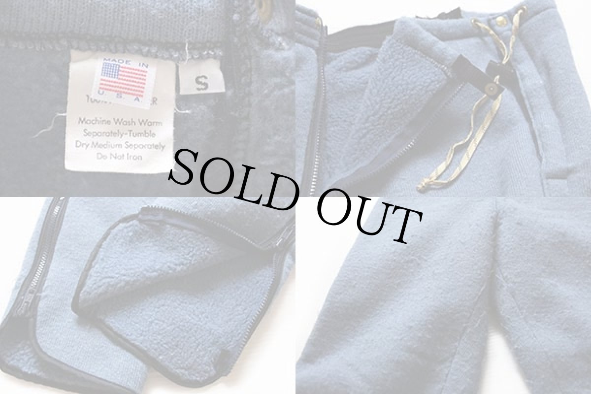 画像3: 80s USA製 CAMPMOR パイルパンツ ブルーグレー S★フリース (3)