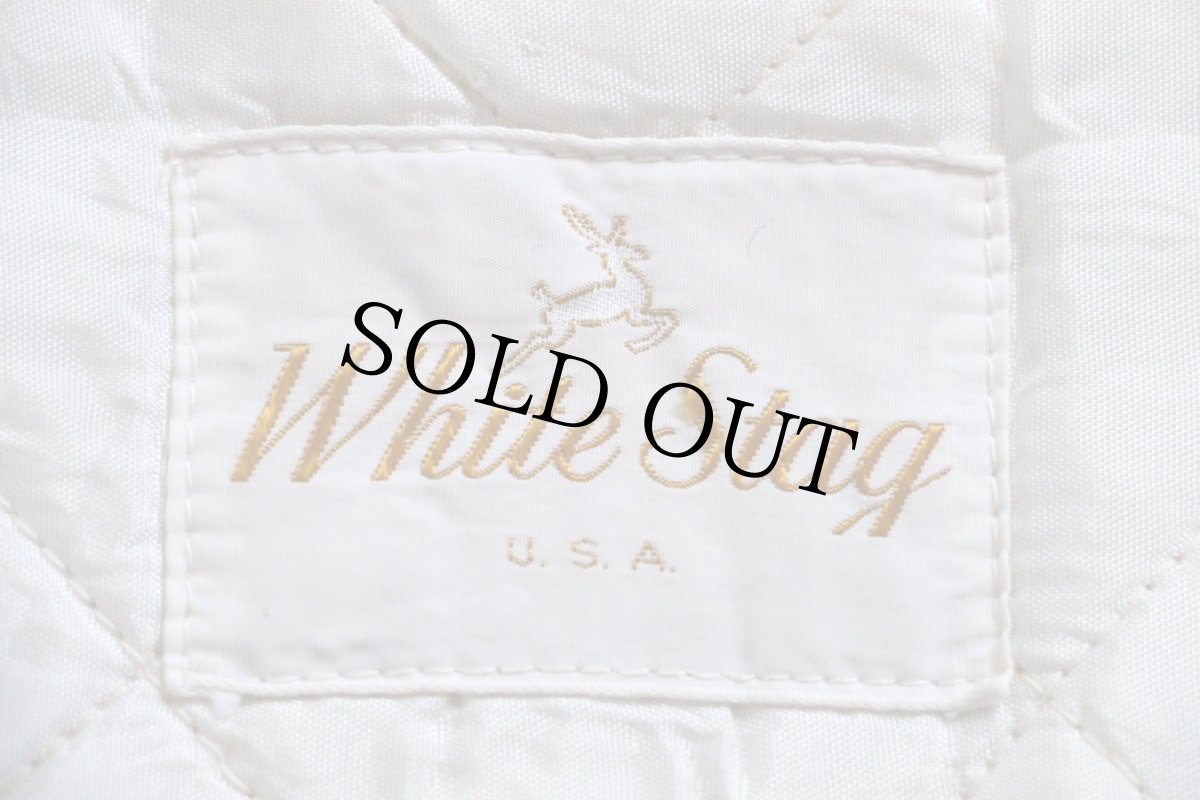 画像4: 60s White Stag チロリアンテープ リアルファー キルティングライナー コットンパーカー 黒 (4)