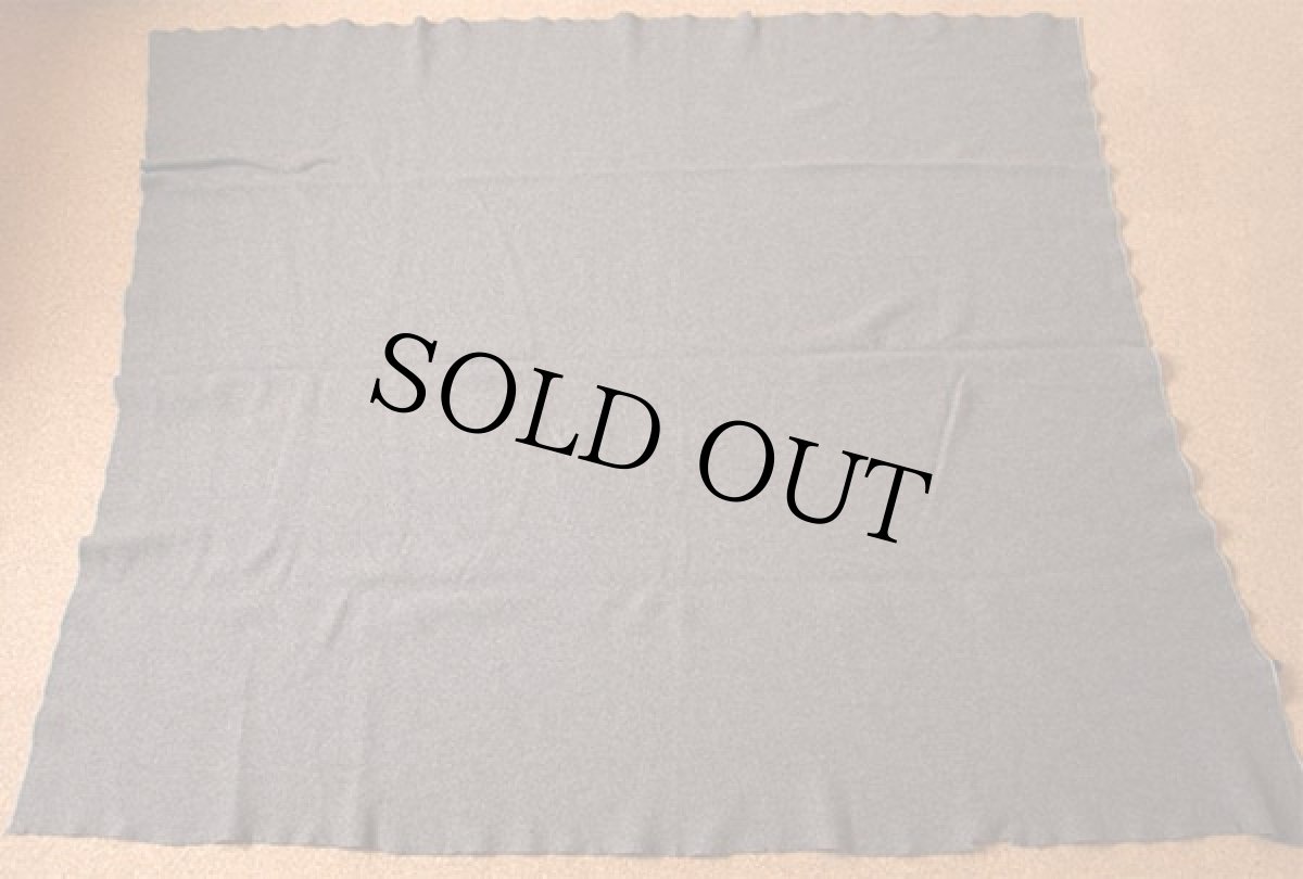 画像2: 50s L.L.Bean 筆記体タグ ウール ブランケット グレーブラウン (2)