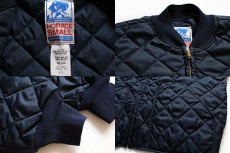 画像3: 80s USA製 HORACE SMALL ナイロン キルティングジャケット 紺 L-L (3)