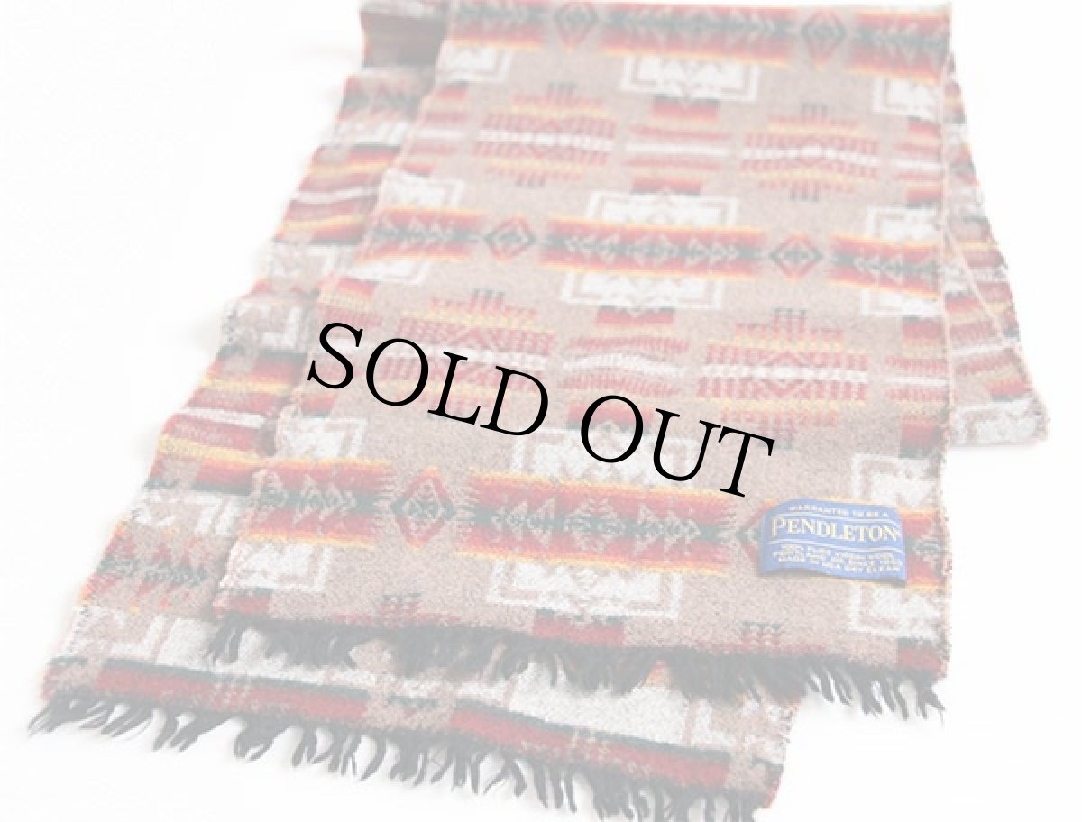 画像2: USA製 PENDLETONペンドルトン チーフジョセフ ネイティブ柄 ウール マフラー (2)