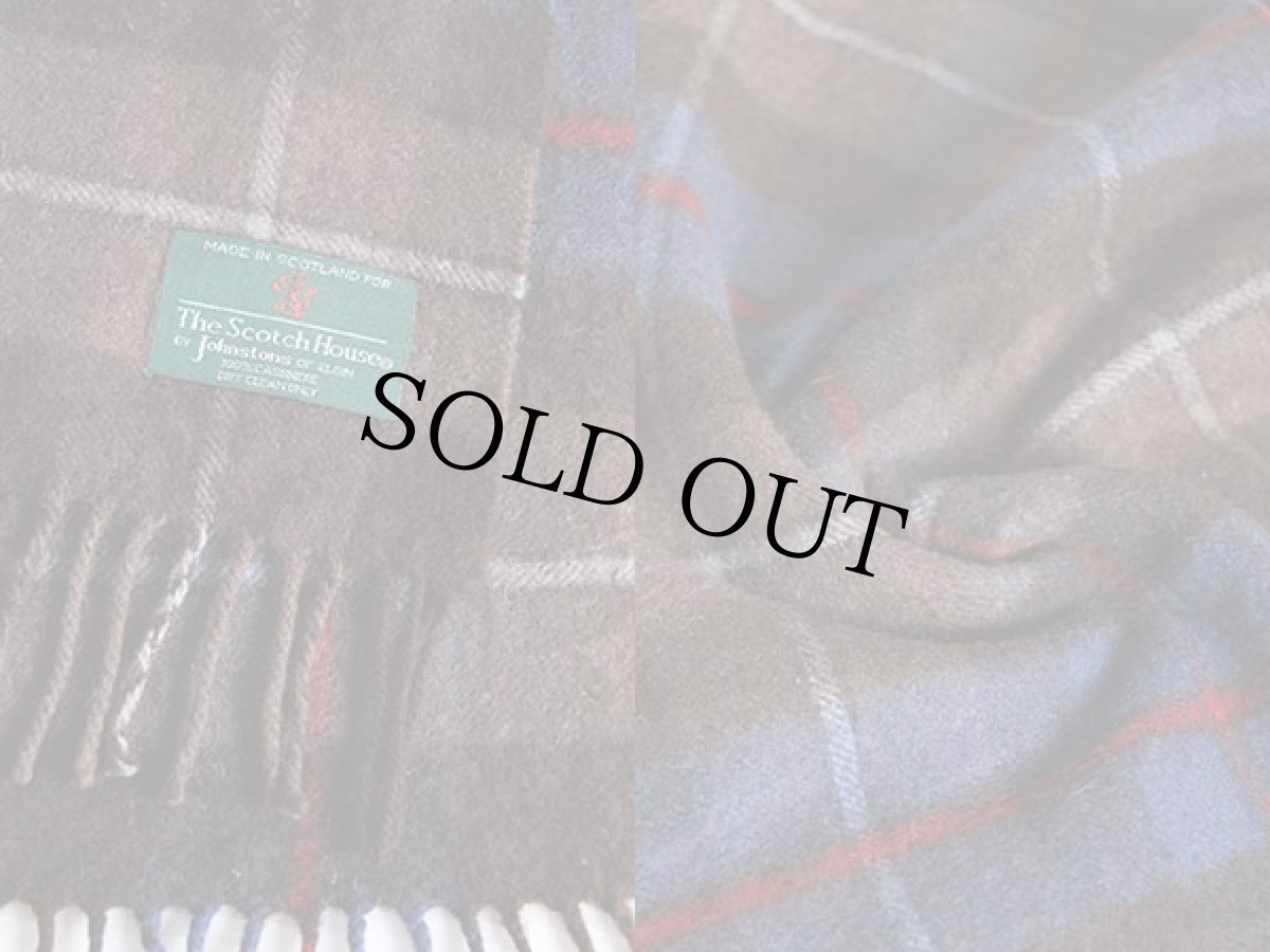 画像3: スコットランド製 The Scotch House BY johnstons OF ELGIN タータンチェック カシミヤ マフラー (3)