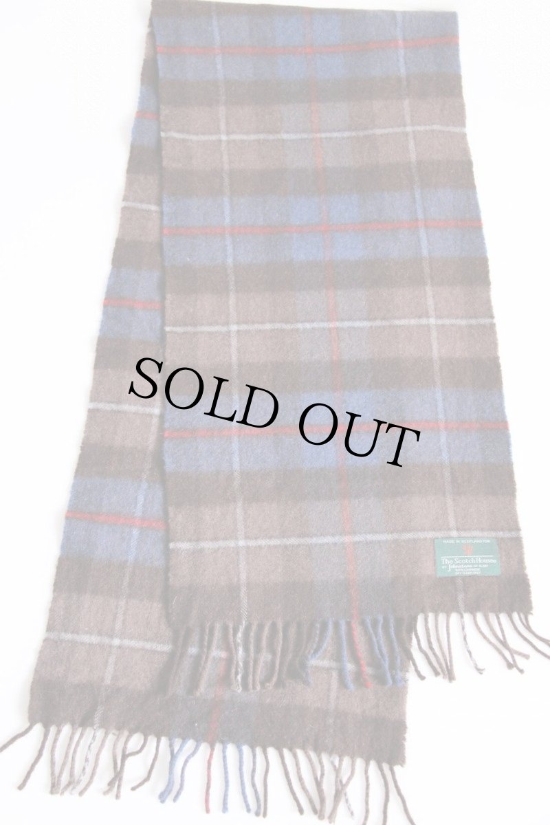 画像2: スコットランド製 The Scotch House BY johnstons OF ELGIN タータンチェック カシミヤ マフラー (2)