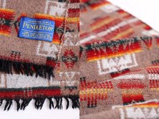 画像3: USA製 PENDLETONペンドルトン チーフジョセフ ネイティブ柄 ウール マフラー (3)